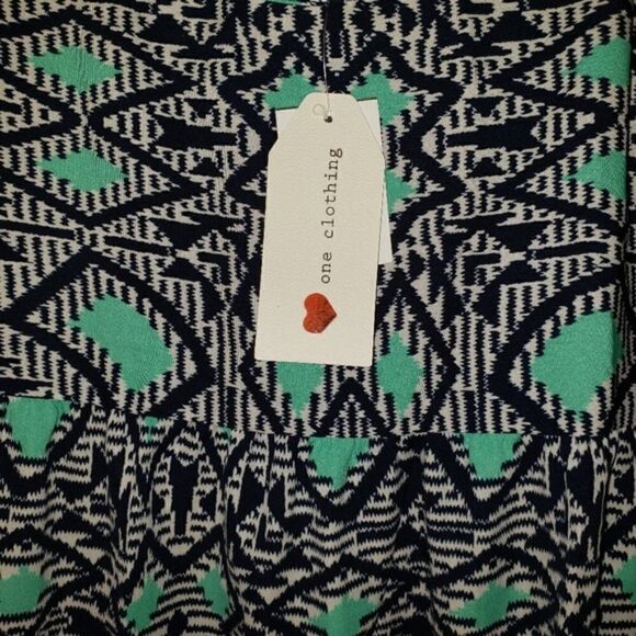 One Clothing Printed Ruffled Babydoll Dress - Picture 2 of 6